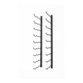 2020 High quality Black powder 27 bottle metal wall mount wine rack for wine bottle display